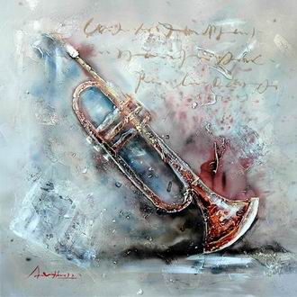 Musical Instrument oil painting